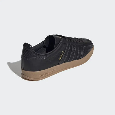 Ad Gazelle Indoor - Black Snakeskin