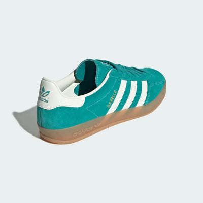 Ad Gazelle Indoor - Pure Teal/Off White/Gold Metallic