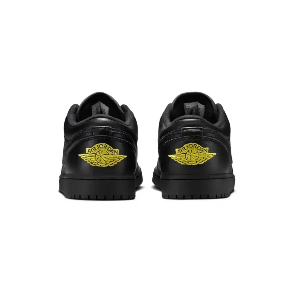 AJ 1 Low - Elephant Print Black Yellow