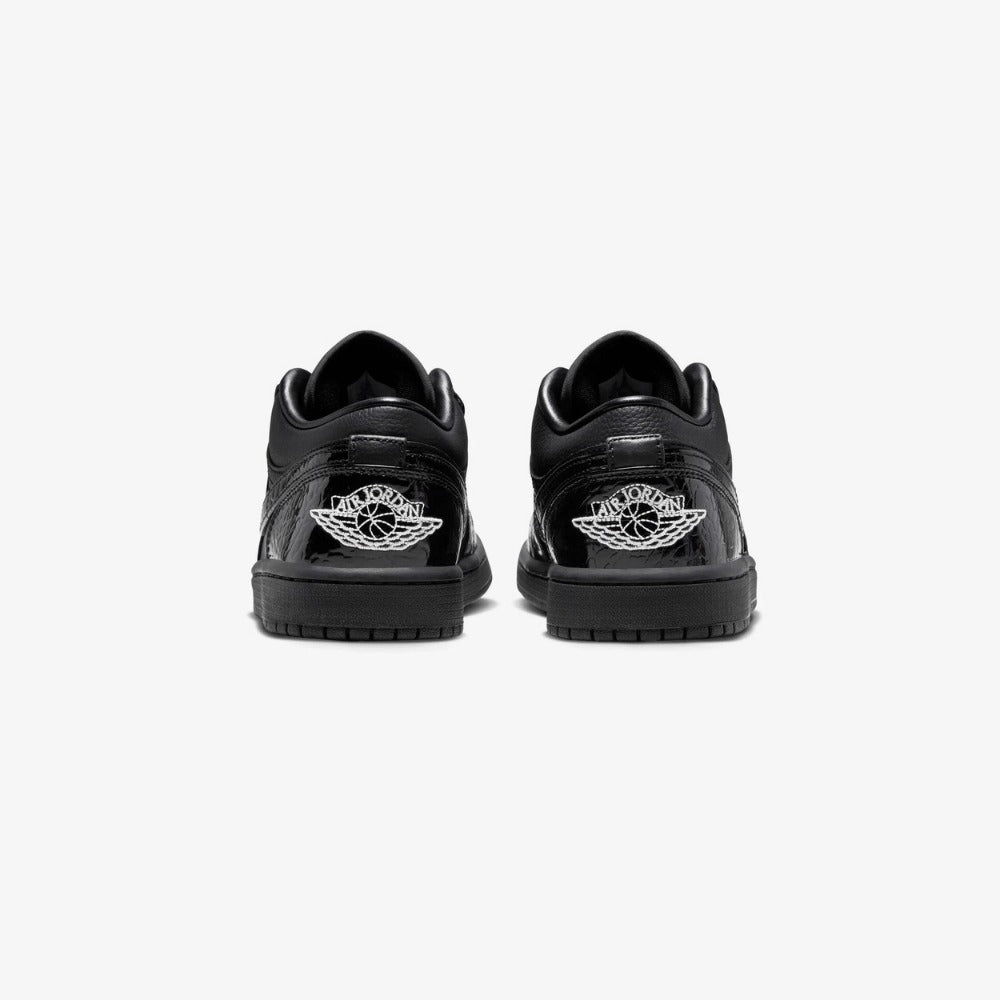 AJ 1 Low - Black Croc