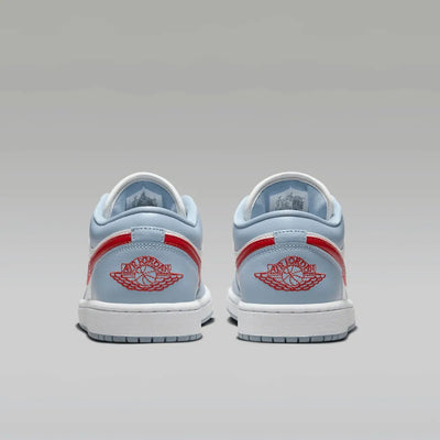 AJ 1 Low - Blue Grey White Dune Red