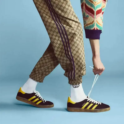 Ad x GC Gazelle GG Canvas - Black/Yellow