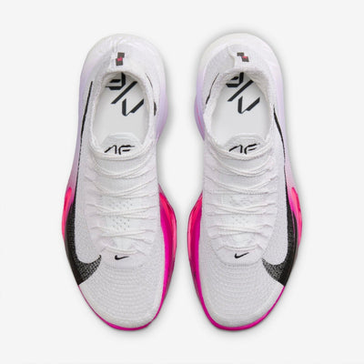 NK Air Zoom Alphafly 3 – White/Hyper Pink