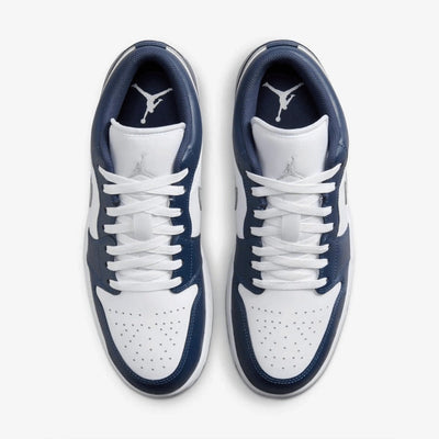 AJ 1 Low - White Midnight Navy Wolf Grey