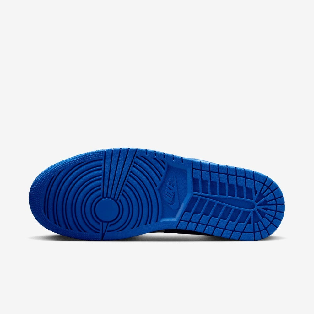 AJ 1 Low - Black White Game Royal Platinum