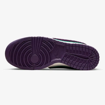 NK Dunk Low - Chenille Swoosh Grand Purple