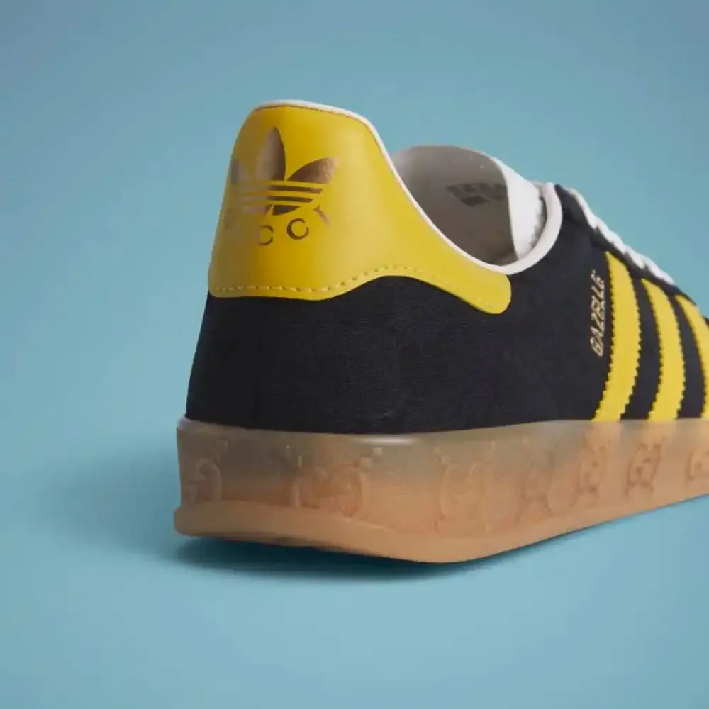 Ad x GC Gazelle GG Canvas - Black/Yellow