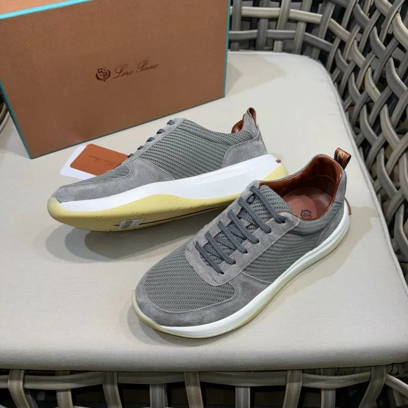 LRP 360 LP Walk Sneakers – Grey Suede & Mesh