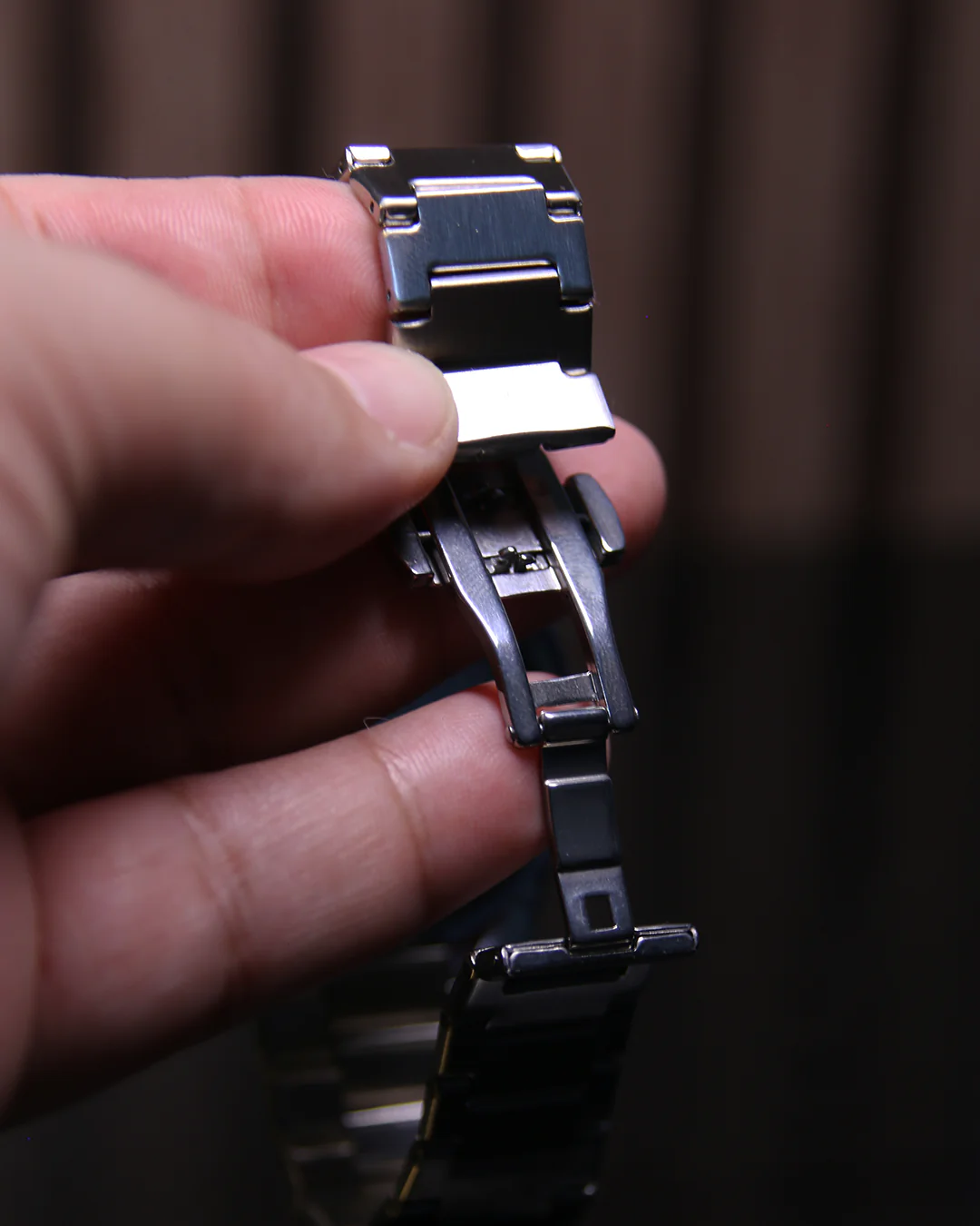 Mint Grid Steel Watch