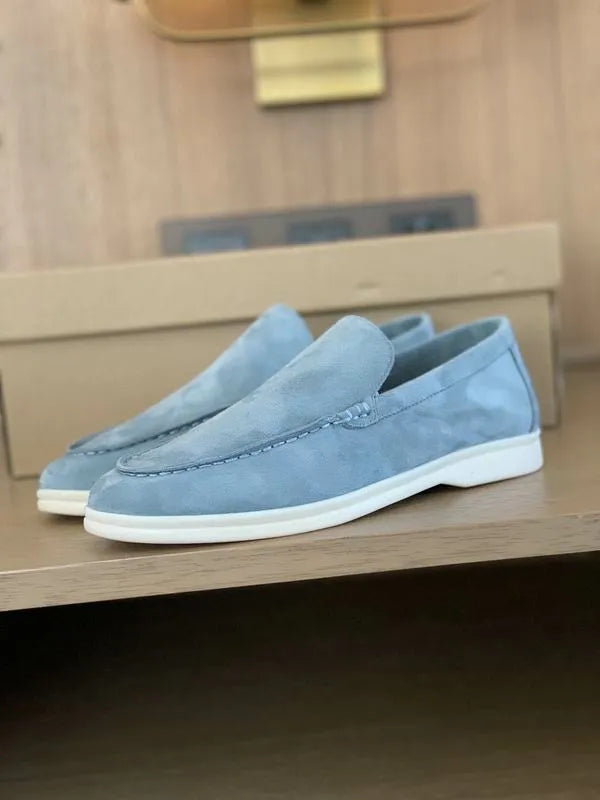 LRP Summer Walk Loafers – Sky Blue Suede