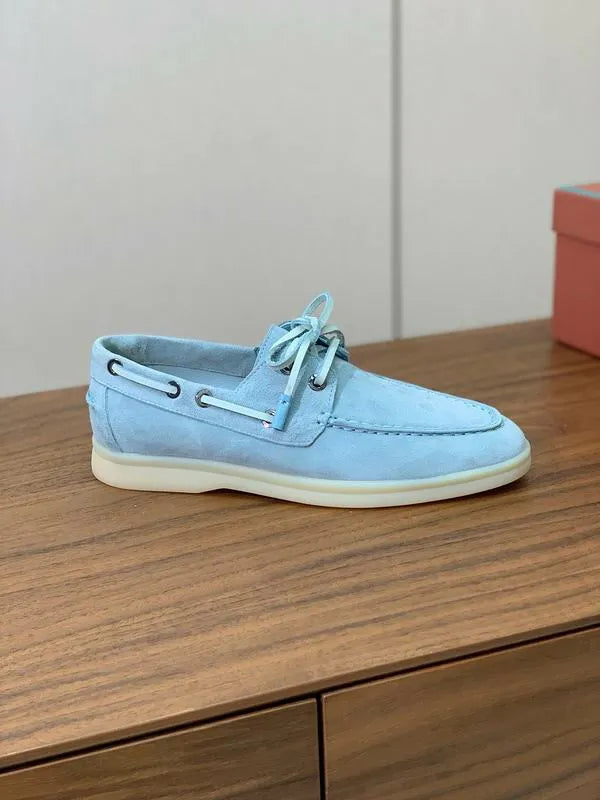 LRP Summer Walk Boat Shoes – Suede Sky Blue
