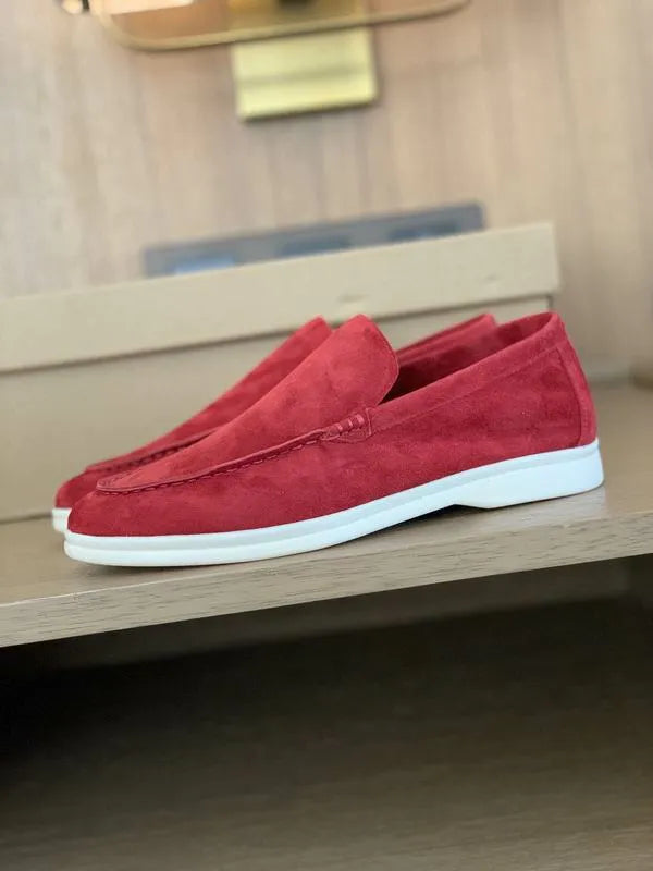 LRP Summer Walk Loafers – Suede Ruby Red