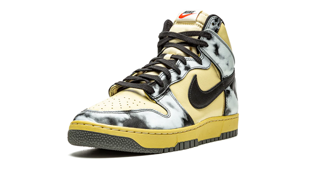 NK Dunk High Black Acid Wash